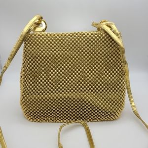 Vintage 50's Bags By Marlo Gold Bead Evening Bag
